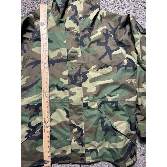 US Military Cold Weather Parka Woodland Camo Men Large Long 8415-01-228-1320 - Picture 5 of 8